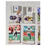 Lot of Fleer, Omega and Score Football Cards Featuring Players Like Torry Holt, Randy Moss, Roy Williams Sample Auto Card and Troy Aikman