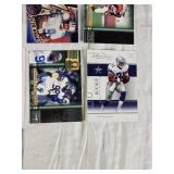 Lot of Fleer, Omega and Score Football Cards Featuring Players Like Torry Holt, Randy Moss, Roy Williams Sample Auto Card and Troy Aikman