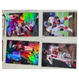 Lot of Fleer, Omega and Score Football Cards Featuring Players Like Torry Holt, Randy Moss, Roy Williams Sample Auto Card and Troy Aikman