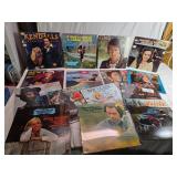 Lot of Vinyl Records Featuring Country Music Artists Including The Kendalls, T. Texas Tyler, and Ernest Tubb and More