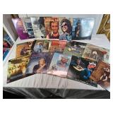 Lot of Vinyl Records Featuring Artists Like Johnny Mathis and Bobby Bare, Johnny Lee and More