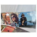Lot of Vinyl Records Featuring Artists Like Johnny Mathis and Bobby Bare, Johnny Lee and More
