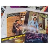 Lot of Vinyl Records Featuring Artists Like Johnny Mathis and Bobby Bare, Johnny Lee and More