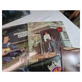 Lot of Vinyl Records Featuring Artists Like Johnny Mathis and Bobby Bare, Johnny Lee and More