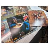 Lot of Vinyl Records Featuring Artists Like Johnny Mathis and Bobby Bare, Johnny Lee and More