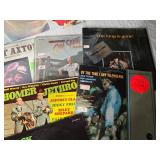 Lot of Vintage Country Music Vinyl Records Various Artists such as Roger Miller, Jimmy Dean, Skeeter Davis, Johnny Burnette, and more.