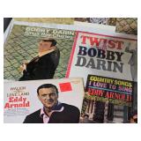 Vinyl Records Including Bobby Darin, Don Ho, and Eddy Arnold Albums