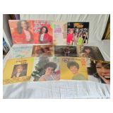 Vinyl Records featuring Loretta Lynn, The Lennon Sisters, Donna Fargo, and Brenda Lee.