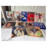 Vintage Vinyl Records Including Barry Manilow, Neil Diamond, and The Monkees Albums