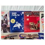 Vintage Vinyl Records Including Barry Manilow, Neil Diamond, and The Monkees Albums