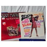 Vintage Vinyl Records Including Barry Manilow, Neil Diamond, and The Monkees Albums