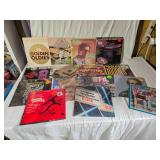 Vinyl Records including 16 Golden Oldies, The Best of Del Reeves, and Golden Hit Parade