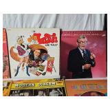 Vinyl Record Collection Lot including Webb Pierce Road Show, Mickie Finn