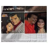Lot of Conway Twitty Vinyl Records Including Collaborations with Loretta Lynn