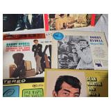 Vinyl Records Including Buck Owens, Dean Martin, and Louis Armstrong