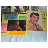 Vinyl Records Including Buck Owens, Dean Martin, and Louis Armstrong