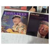 Vintage Vinyl Records Featuring Jim Reeves, Frank Fontaine, and Dean Martin