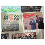 Vinyl Records Featuring Neil Sedaka, Beach Boys, and Village People