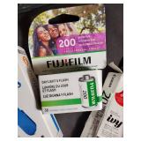 FujiFilm 200 Color Film Roll - Canon Ivy Photo Paper (20) - LED Booklight & Hooks