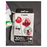 FujiFilm 200 Color Film Roll - Canon Ivy Photo Paper (20) - LED Booklight & Hooks