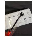 Tool Set - Red-Handled Instrument & Black Curved-End Tool