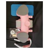 Abdominal Wheel Roller With Flat Plate - Pink
