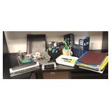 MB - Large Office Supplies Collection with File Folders, Pens, Punches and Organizers