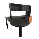 O - Techline L-Shaped Office Desk with Drawers and Cabinet