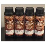 O - Set of 8 Redken Color Gels Lacquers 6NW Brandy 2oz Bottles with Organizer