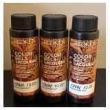O - Set of 7 Redken Color Gels Lacquers Macadamia Nut 10NW 2oz Bottles