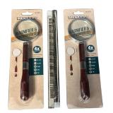 O - Office Supplies Lot: Drawer Organizers, Pen Holders, Staplers, Magnifier Sets and More