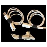 O - Collection of Charging Cables for Apple and USB Devices