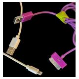 O - Collection of Charging Cables for Apple and USB Devices