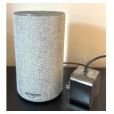 O - Amazon Echo Smart Speaker with Power Adapter