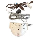 O - Collection of Power Strips and Extension Cords