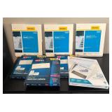 O - Lot of Avery Address Labels and Sheet Protectors