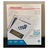 O - Lot of Avery Address Labels and Sheet Protectors