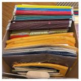 O - Lot of Hanging File Folders, Envelopes and Dividers