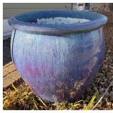 SY - Large Outdoor Glazed Planter Pot with Iridescent Finish