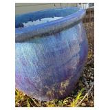 SY - Large Outdoor Glazed Planter Pot with Iridescent Finish