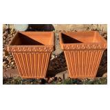 SY - Pair of Terra-Cotta Planter Pots