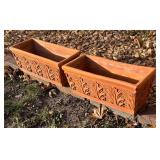SY - Pair of Terra-Cotta Planter Pots