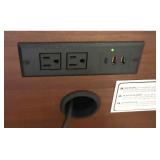 MB - Universal Broadmoore Furniture Nightstand with Outlets and USB Ports