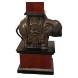 Decorative Elephant Obelisk Statue