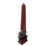 Decorative Elephant Obelisk Statue