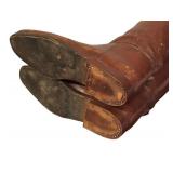 MB - Vintage Riding Boots with Antique Faulkner and Son Wooden Boot Trees