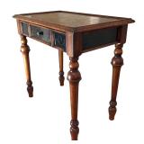MB - Wooded Accent Table with Ornate Details