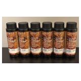 O - Lot of 6 Redken Color Gels Lacquers 6NW Brandy 2oz Bottles