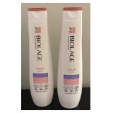 O - Set of 4 Biolage Professional Shampoo Bottles Hydra Source and Color Last