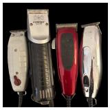 O - Set of 4 Electric Razors by Andis and Forfex